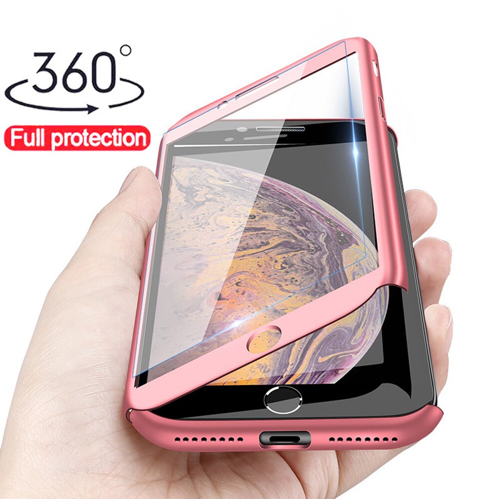 360 Full Coverage iPhone 11  ϵ PC  Ŀ Max Xs Max Xr X 8 7 6 6S Plus 8Plus 7Plus ̽ ( ʸ ȣ ġ )